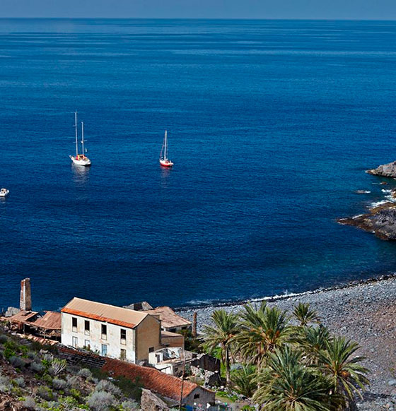 La Gomera. Playa la Cantera