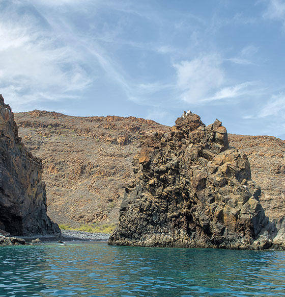 La Gomera. Playa-del-Guincho