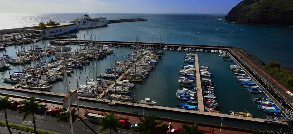 Marina La Gomera, La Gomeran venesatamat ja satamat 