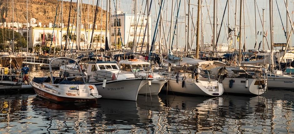 Puerto de Mogán, Gran Canarian venesatamat ja satamat