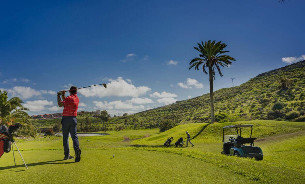 Banner campos de golf en las Islas Canarias.