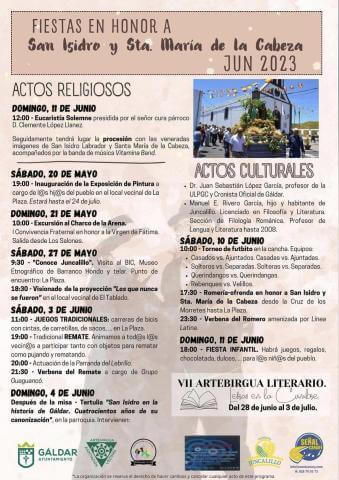 Fiestas en honor a San Isidro y Sta Mª de la Cabeza