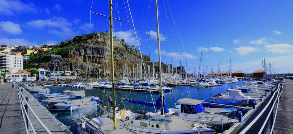 Marina La Gomera, La Gomeran venesatamat ja satamat 