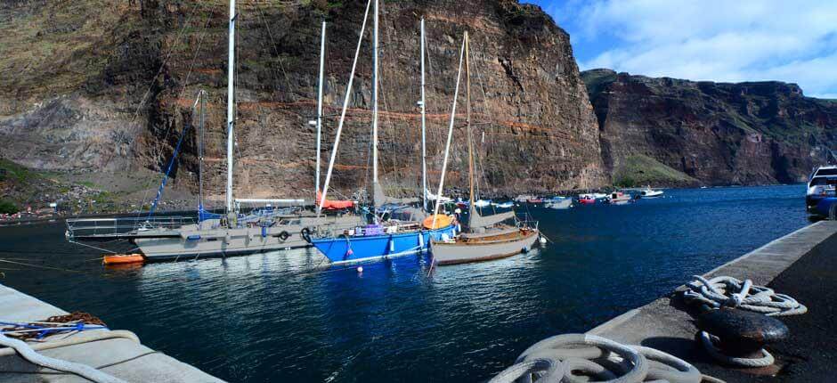 Vueltas Harbour + venesatamat ja satamat La Gomeralla 