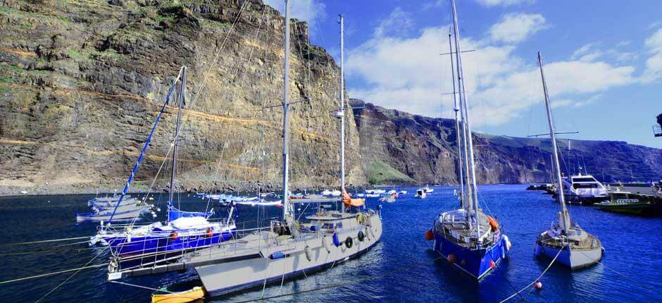 Vueltas Harbour + venesatamat ja satamat La Gomeralla 