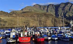 Casco y puerto de Agaete